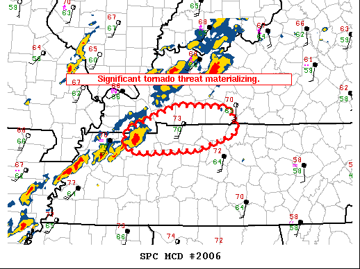 Mesoscale Discussion 2006