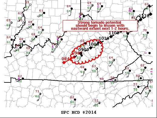 Mesoscale Discussion 2014