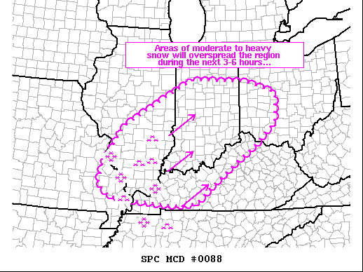 Mesoscale Discussion 88
