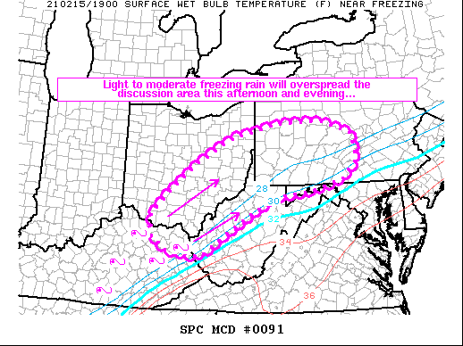 Mesoscale Discussion 91