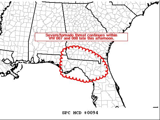 Mesoscale Discussion 94