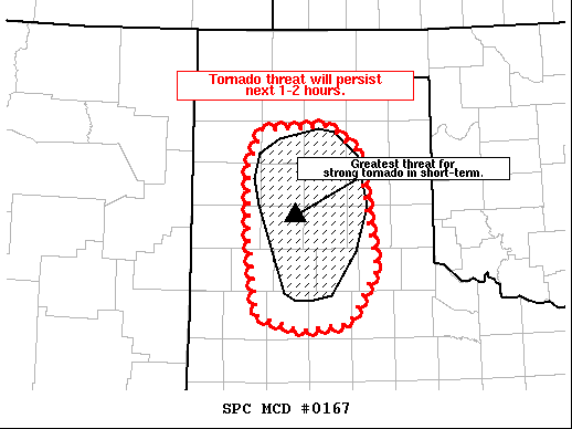 Mesoscale Discussion 167