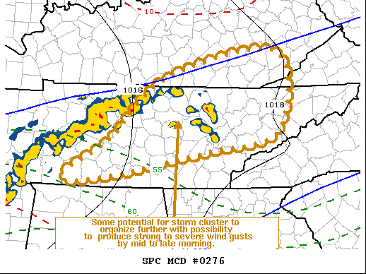 Mesoscale Discussion 276