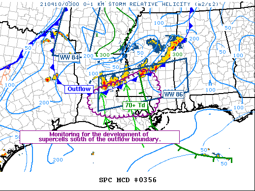 Mesoscale Discussion 356