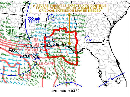 Mesoscale Discussion 359
