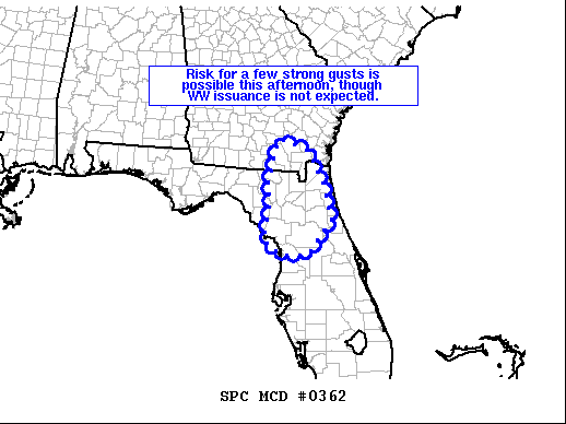 Mesoscale Discussion 362