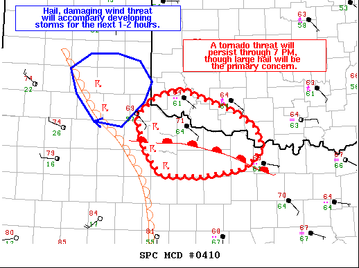 Mesoscale Discussion 410