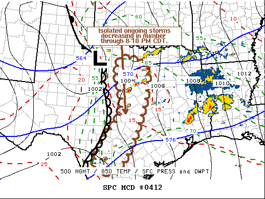 Mesoscale Discussion 412