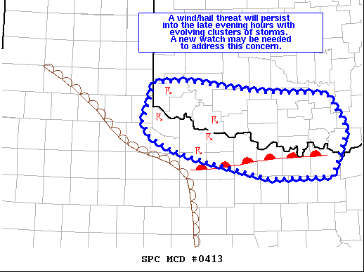 Mesoscale Discussion 413