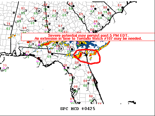 Mesoscale Discussion 425