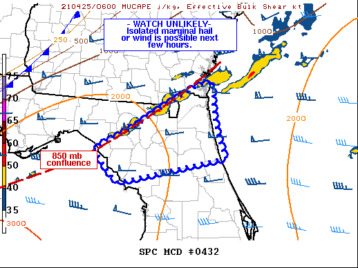 Mesoscale Discussion 432