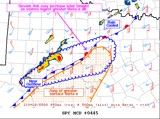 Mesoscale Discussion 445