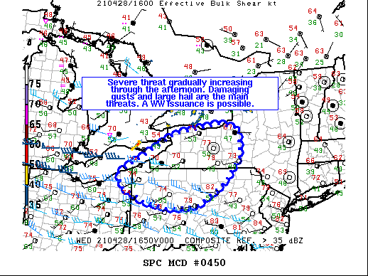 Mesoscale Discussion 450