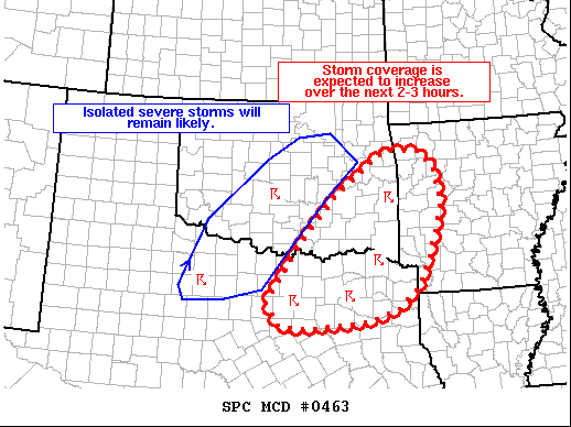 Mesoscale Discussion 463
