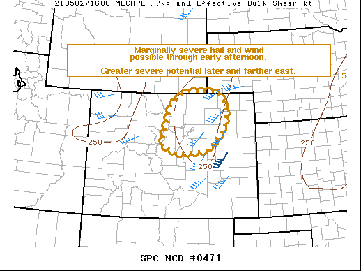 Mesoscale Discussion 471