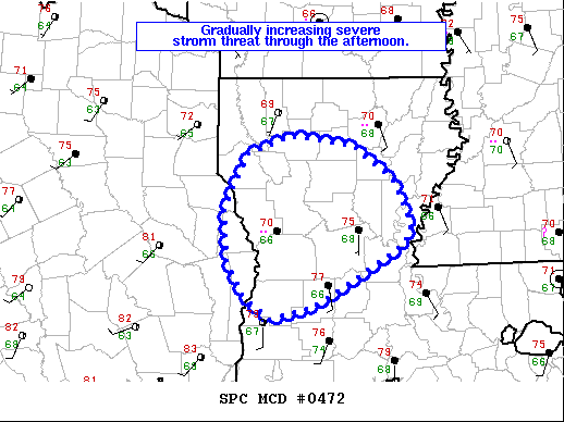 Mesoscale Discussion 472