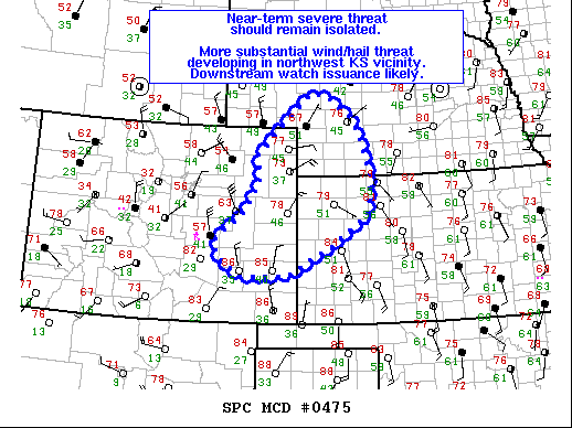 Mesoscale Discussion 475