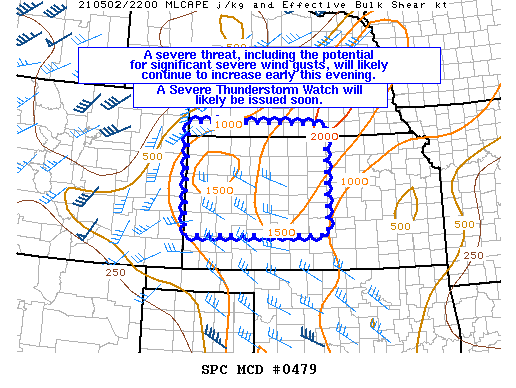 Mesoscale Discussion 479