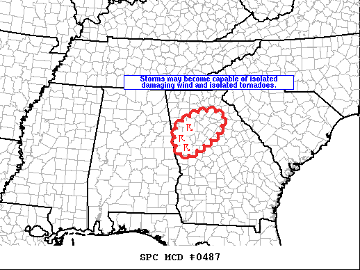 Mesoscale Discussion 487