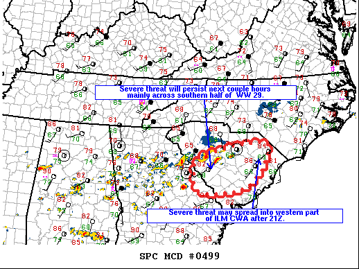 Mesoscale Discussion 499