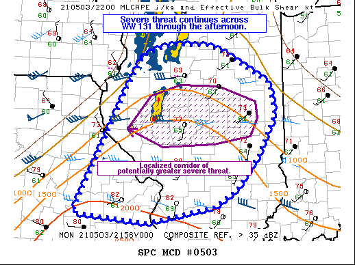 Mesoscale Discussion 503