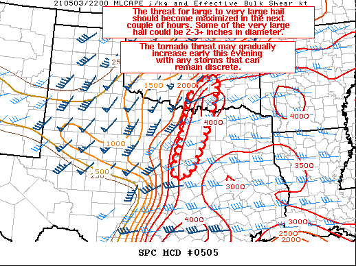 Mesoscale Discussion 505