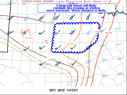 Mesoscale Discussion 507
