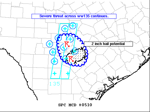 Mesoscale Discussion 510