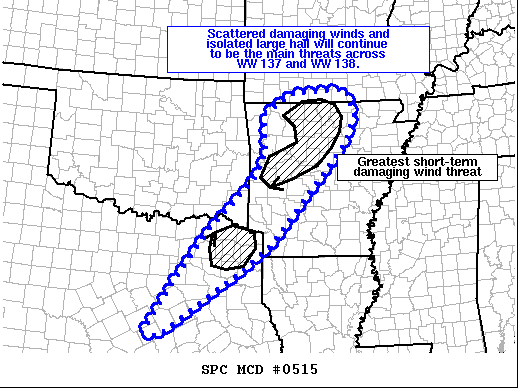 Mesoscale Discussion 515
