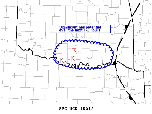 Mesoscale Discussion 517