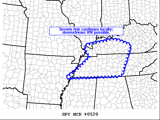 Mesoscale Discussion 520