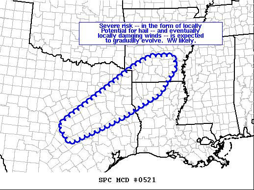 Mesoscale Discussion 521