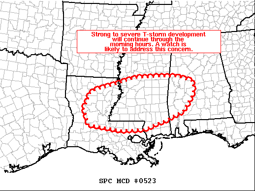 Mesoscale Discussion 523