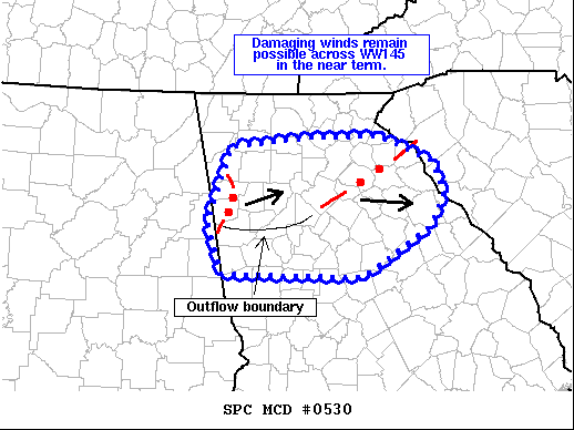 Mesoscale Discussion 530