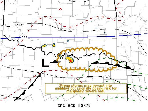 Mesoscale Discussion 579