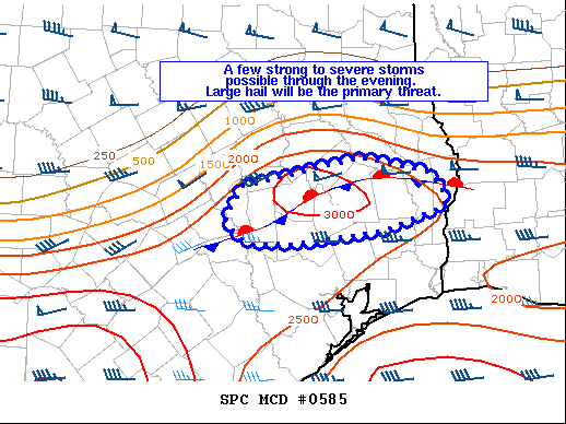 Mesoscale Discussion 585