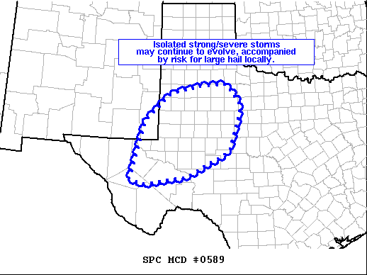 Mesoscale Discussion 589