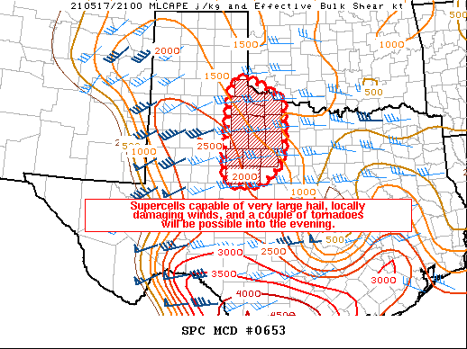 Mesoscale Discussion 653