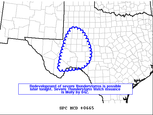 Mesoscale Discussion 665