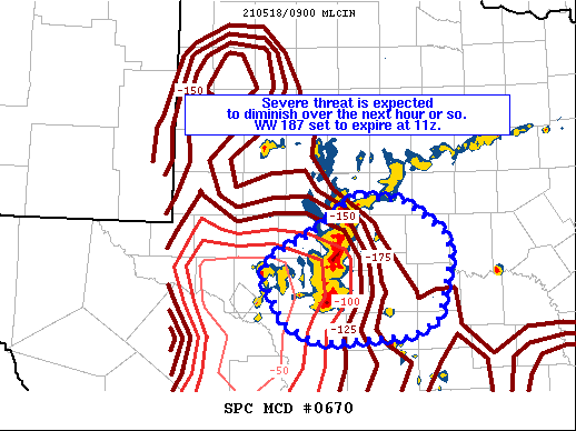 Mesoscale Discussion 670