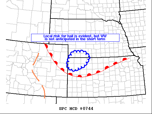 Mesoscale Discussion 744