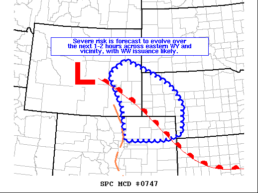Mesoscale Discussion 747