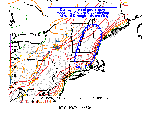 Mesoscale Discussion 750