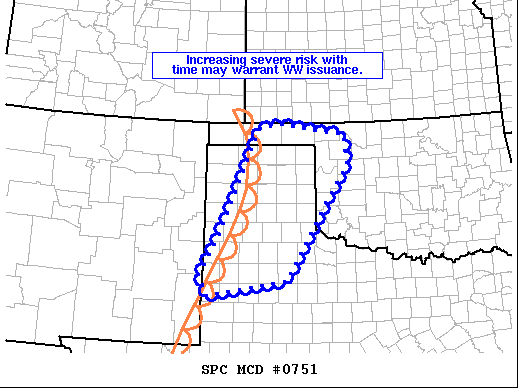 Mesoscale Discussion 751