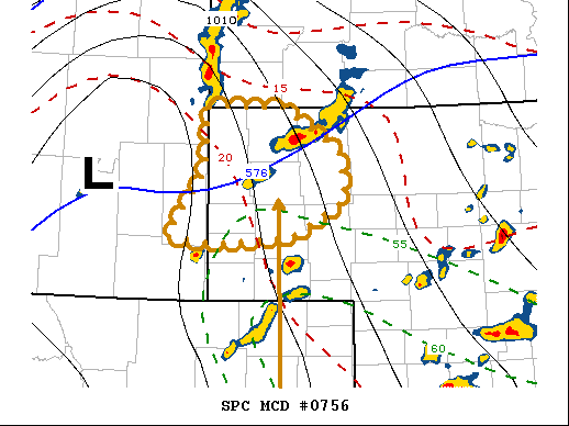 Mesoscale Discussion 756