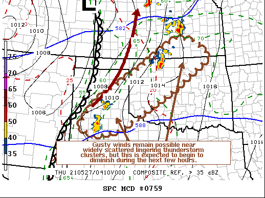 Mesoscale Discussion 759