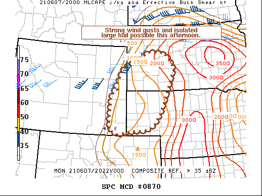 Mesoscale Discussion 870