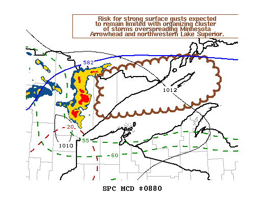 Mesoscale Discussion 880