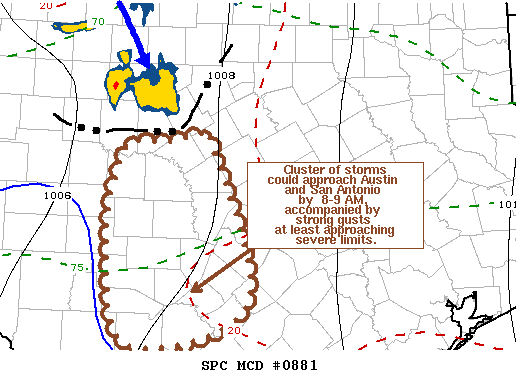 Mesoscale Discussion 881