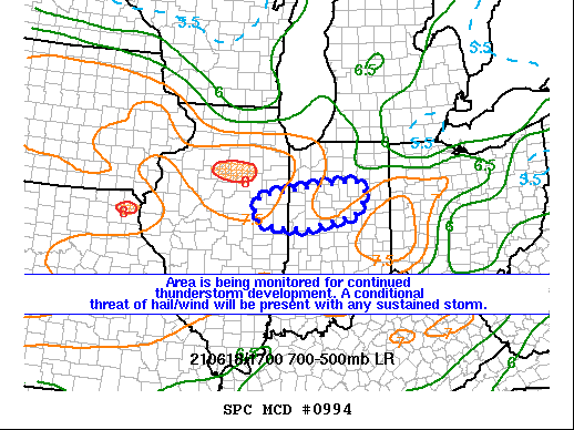 Mesoscale Discussion 994